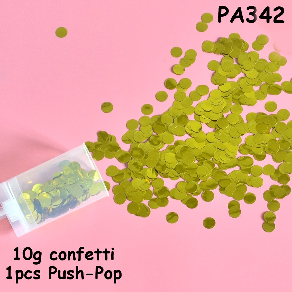 1 st konfetti popper konfetti bröllop fester bruddusch förlovningsfest blomma papper konfetti push pop födelsedagsfavör: Pa342