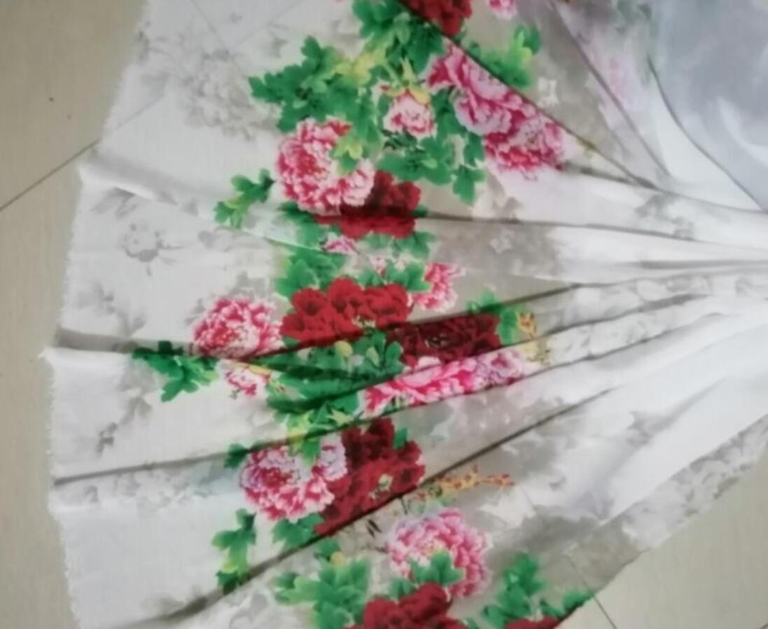 Chiffon fabric Spring and summer printed dress fabric: 4