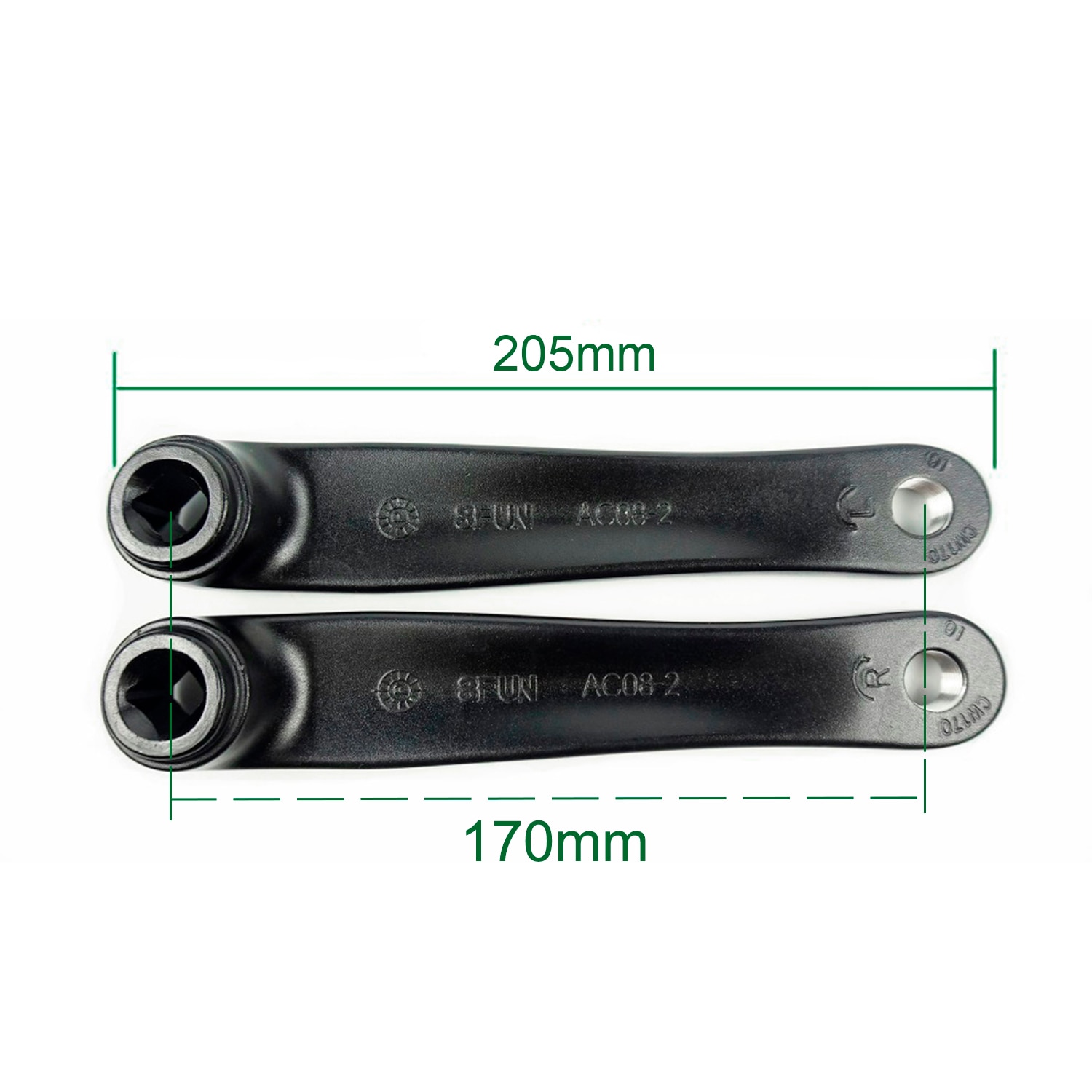 Bafang Kurbel Arm Kurbel 205mm Elektrische Fahrrad Kurbel Arm BBS01 BBS02 BBSHD Kurbel für 8Spaß Mitte Antrieb Motor-