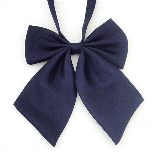 Bow Ties for Women Bowties Ladies Girls Trendy Style Bow Knot Neck Tie Cravat Casual Party Banquet Bow Tie: Navy blue
