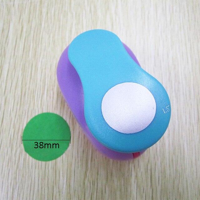 Circle Punch Round Shape Paper Punches Scrapbook Craft for Kindergarten Teacher Office Supplies Kids Large Size DIY Albums Photo: 38mm