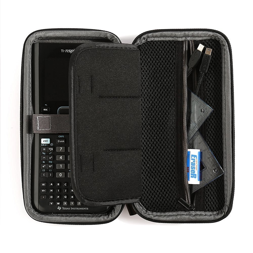 for Graphing Calculator for Texas Instruments TI Nspire CX CAS Graphing Calculator Hard EVA Shockproof Carrying Case