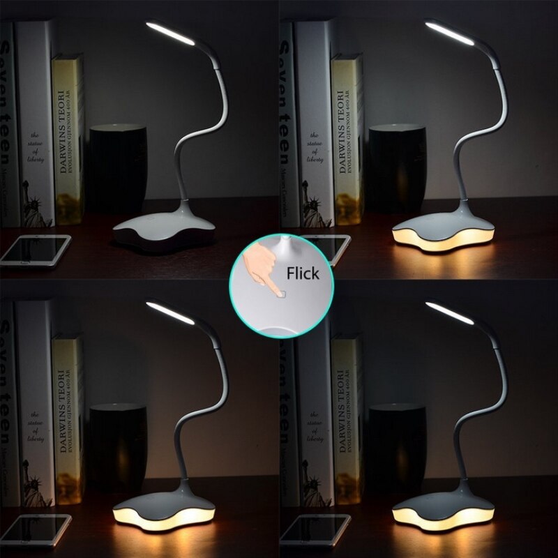 14 LED Tafel Lampen Lampen Nachtlampje USB 3 Niveau werk studie Bureau Licht Bedlampje Auto Sensor lamparas de mesa Projector lampen