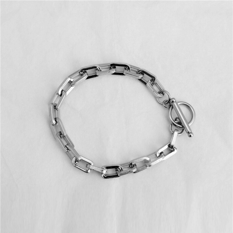 Pulsera de acero inoxidable/pareja/mujer/punk/bileklik/pulsera de acero inoxidable femenina pulsera hombre para mujer pulseras para hombre