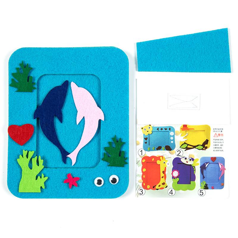 8pz non tessuto FAI DA TE cornice 3D Foto Del Fumetto fatto a mano collage cornice Realizzazione di Accessori kit di Materiale Mestiere giocattoli