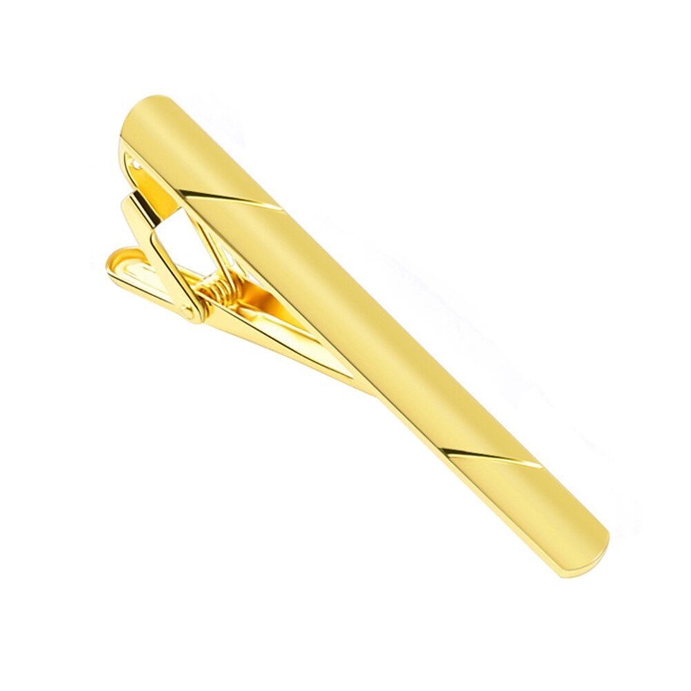 Menn slips klips slips bar klips business dress tilbehør slips klips: Gull