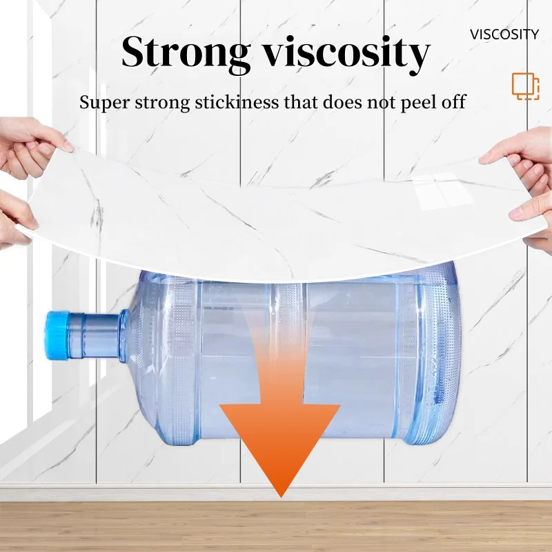 Papel tapiz de mármol de imitación de 10/5/3 metros, paredes del dormitorio, pegatinas de pared de azulejos de cerámica sintética autoadhesivas, papel de pared grueso para decoración del hogar