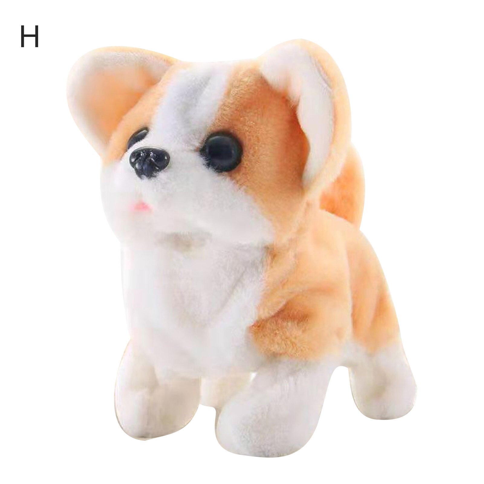 Electric Plush Simulation Teddy Corgi Dog Rabbit Tail Wagging Ass Shaking Scream Toy Ornaments