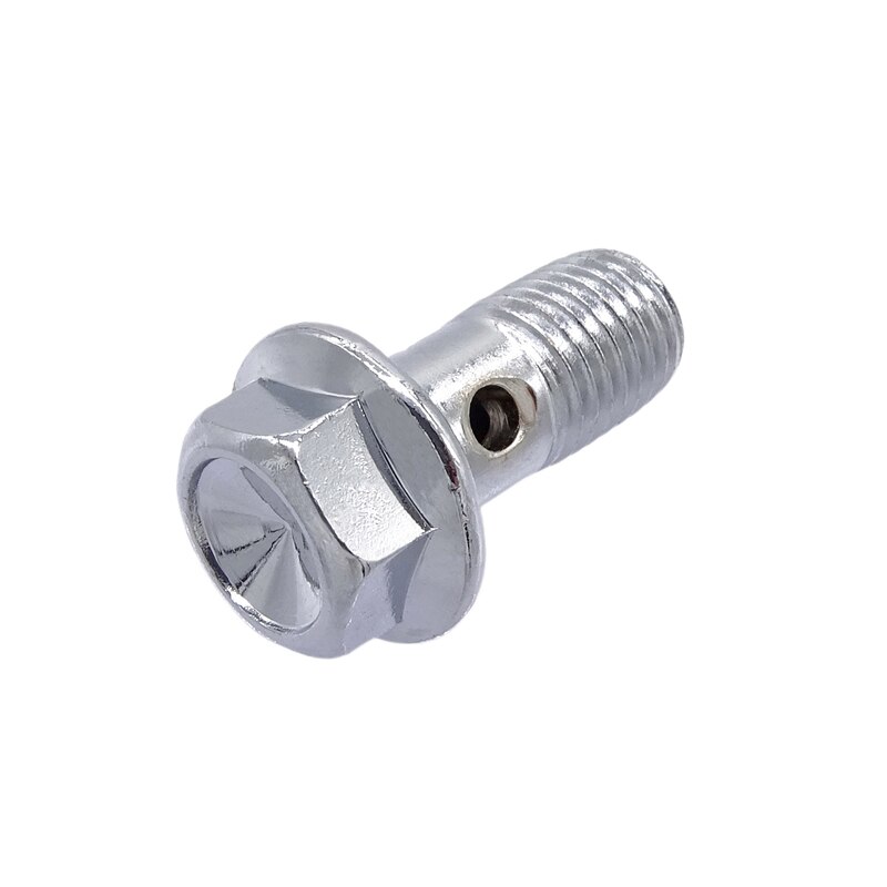 1 einstellen Motorrad M10 x 1,25mm Edelstahl Bremssattel Banjo Schrauben Schrauben Chrom Stahl Für Honda/Kawasaki/suzuki/Yamaha
