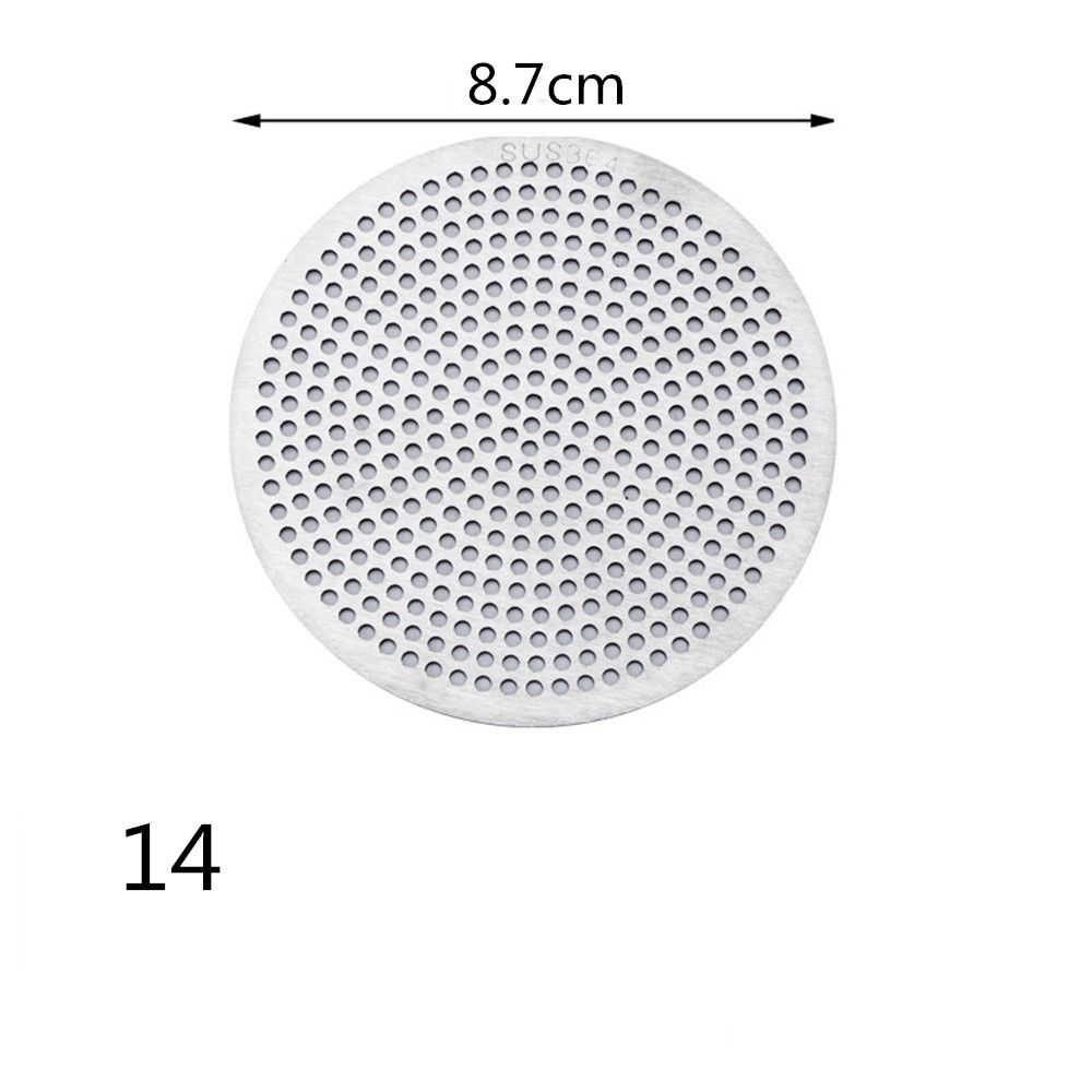 Filtro de pelo inoxidable 304, herramienta de drenaje de suelo, accesorios de baño, cubierta de drenaje de ducha, colador de fregadero: naranja