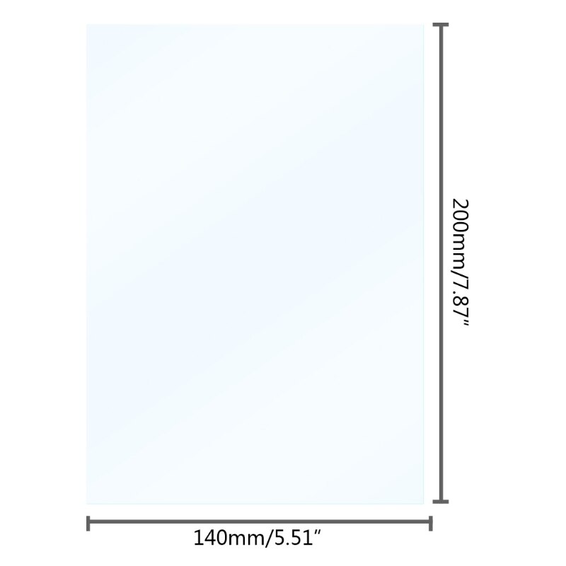 5pcs/set Light-curing Printer Release Film 0.1mm FEP Film for DLP 3D Printer 090F
