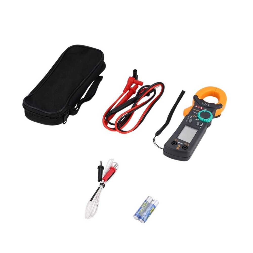 Digital Clamp Meter DC/AC Volt Amp Ohm Multimeter Mini Ammeter Current Voltage Tester Electric Meter Resistance Diode WIth Bag