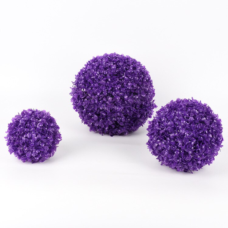 Artificial Plant Potato Sfera Faux Bosso Decorat Decorativa di Simulazione di Erba Per La Decorazione O di UN Giocattolo