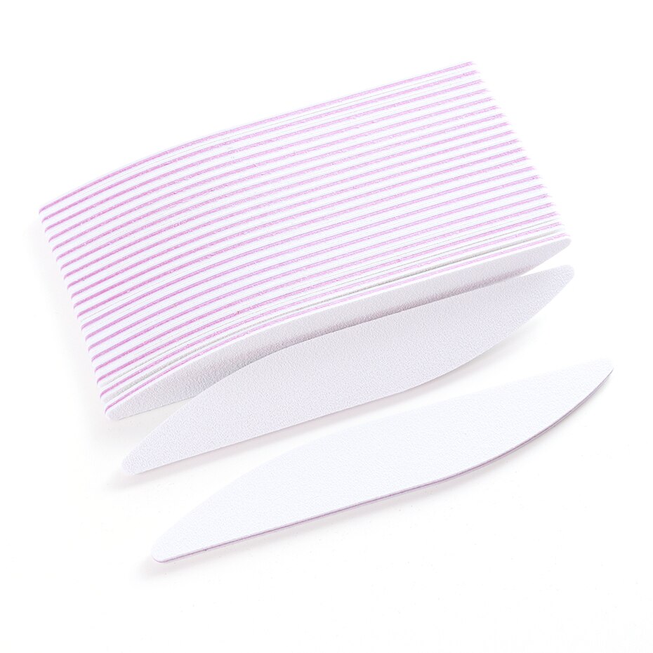 Double-sided Mini Nail File Buffer Nail Polish Sanding Buffer Pink Blue Sandpaper DIY Pedicure Nail Art Tool GL858