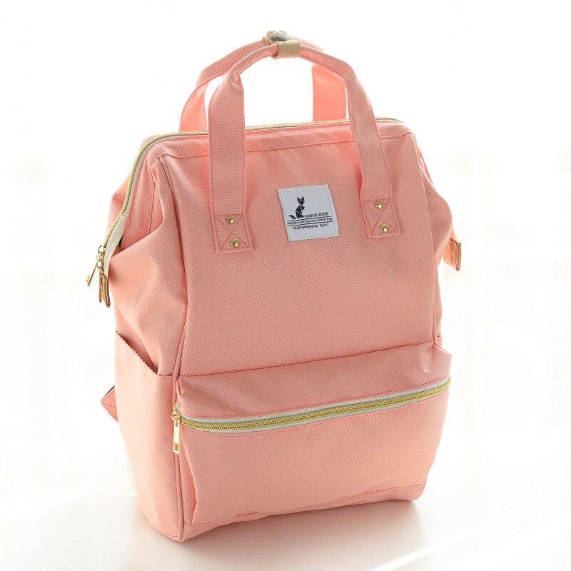 Luier Tas Mode Multi-Functionele Grote Capaciteit Handtas Rugzak Verpleging Draagbare Mother 'S Tas: Pink