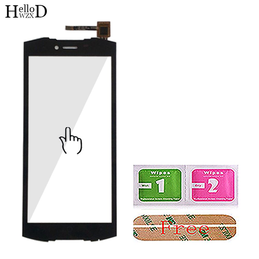 Mobiele Touch Screen Panel Voor Doogee S40 S50 S55 S60 Touch Digitizer Panel Voor Glas Lens Sensor Touchscreen 3M lijm Doekjes