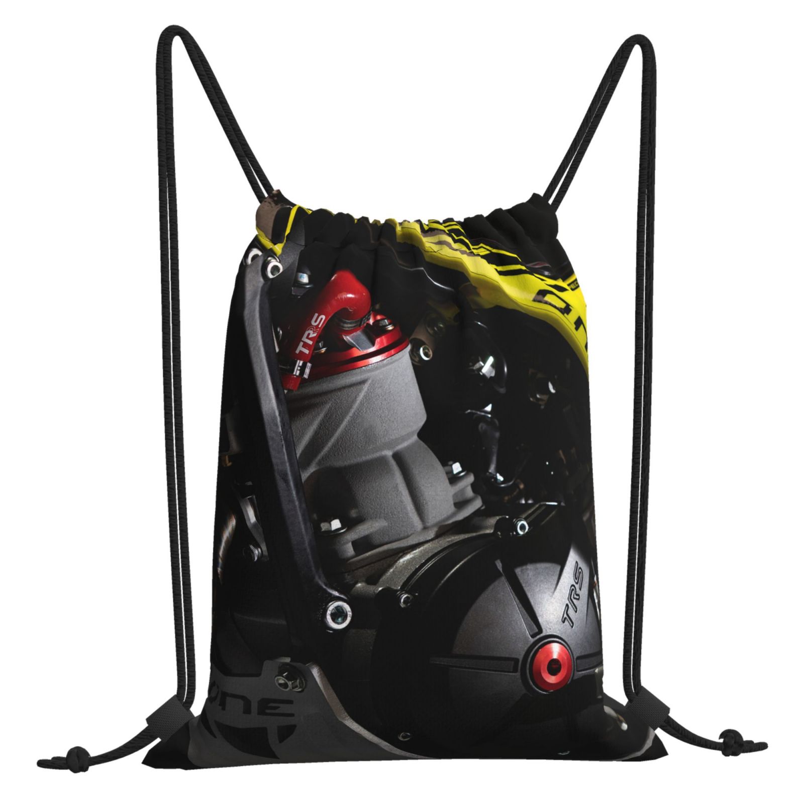 TRS Motorcycle Waterproof Drawstring Backpack Backpack Unisex Sports Fitness Travel Outdoor Sports Drawstring Pocket