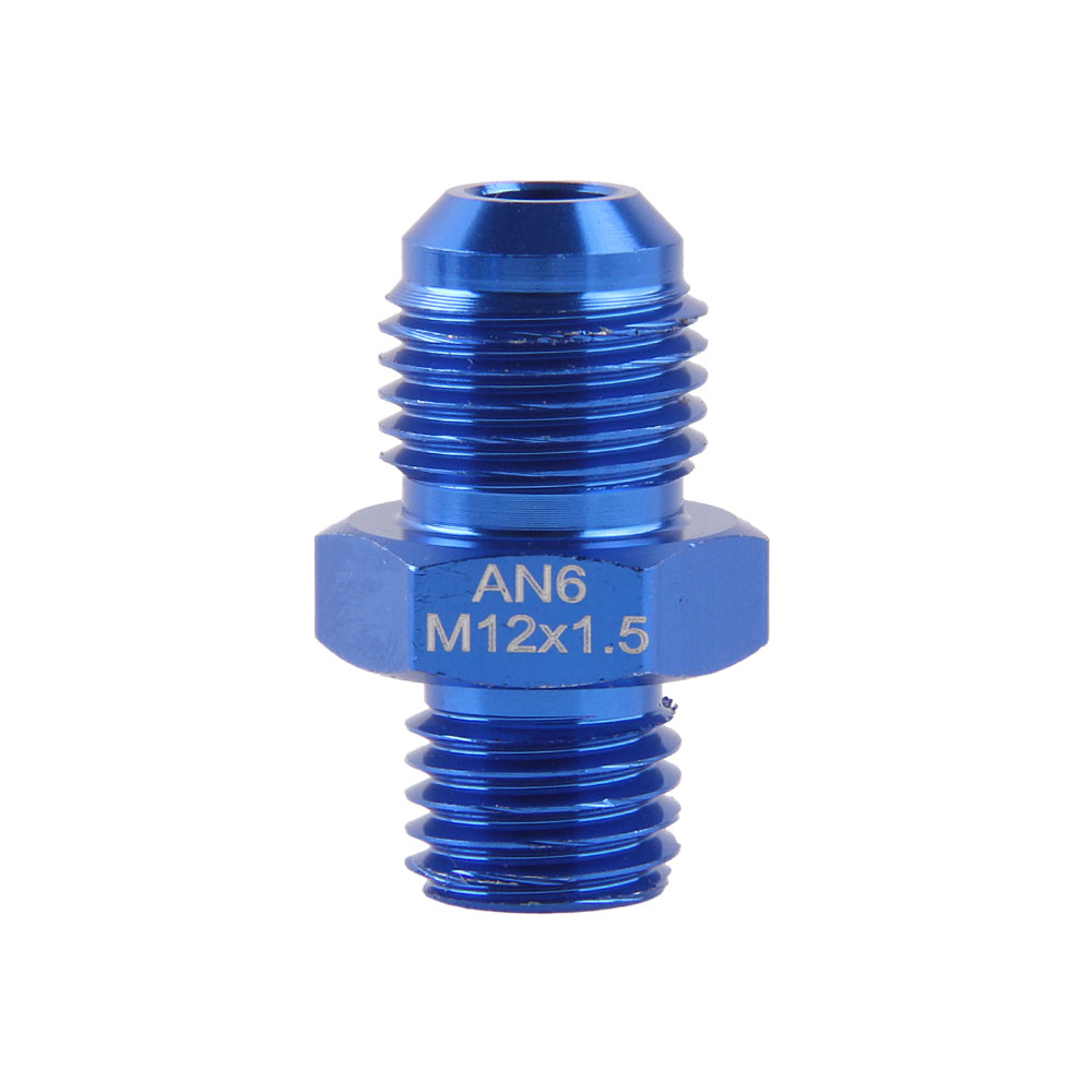 AN6 AN8 AN10 To M10*1.0 M10*1.5 M12/M14/M16/M18*1.5 Thread Straight Fuel Oil Air Hose Fitting Male Adapter Car Auto Accessories: MULTI