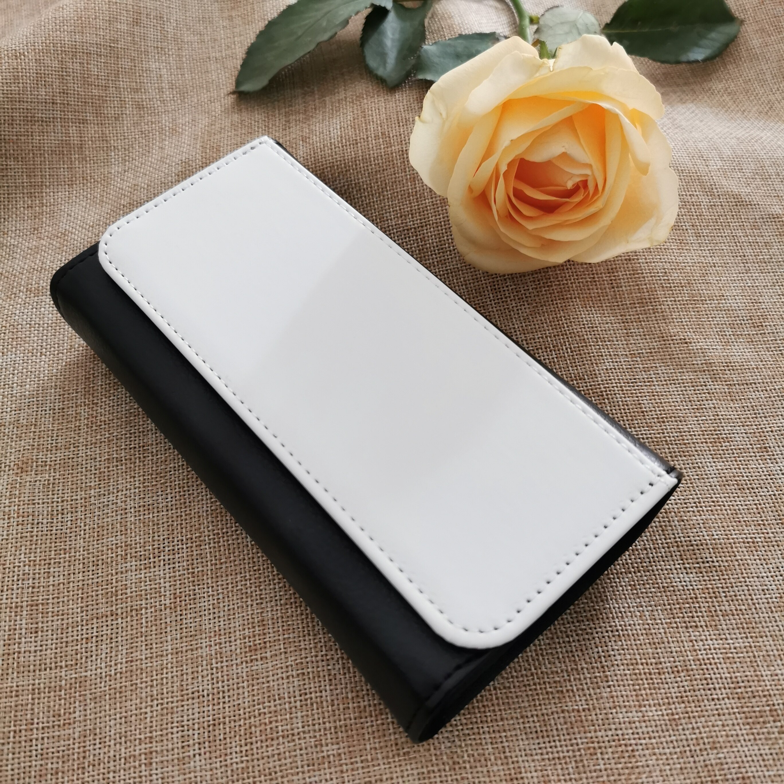 6 Stks/partij Leeg Sublimatie Glazen Doos Case Transfer Printen Leather Case Blank Verbruiksartikelen Diy