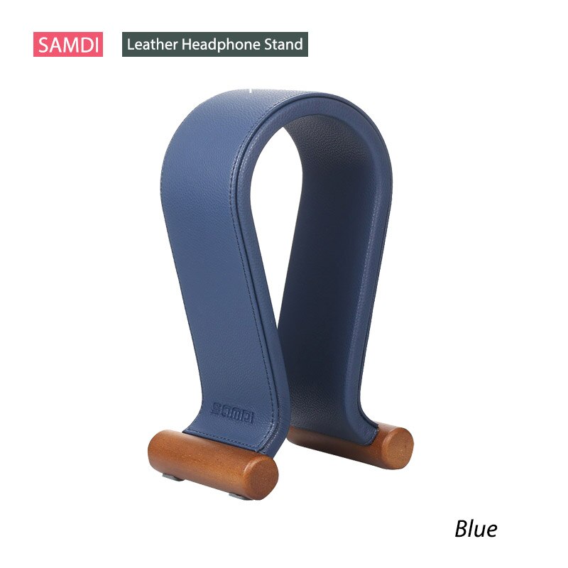 Samdi Leder/Holz Kopfhörer Ständer Universal- Spielen Headset Halfter Aufhänger Für Laptop PC Smartphone Kostenloser Größe Anzeige Stand: Typ2