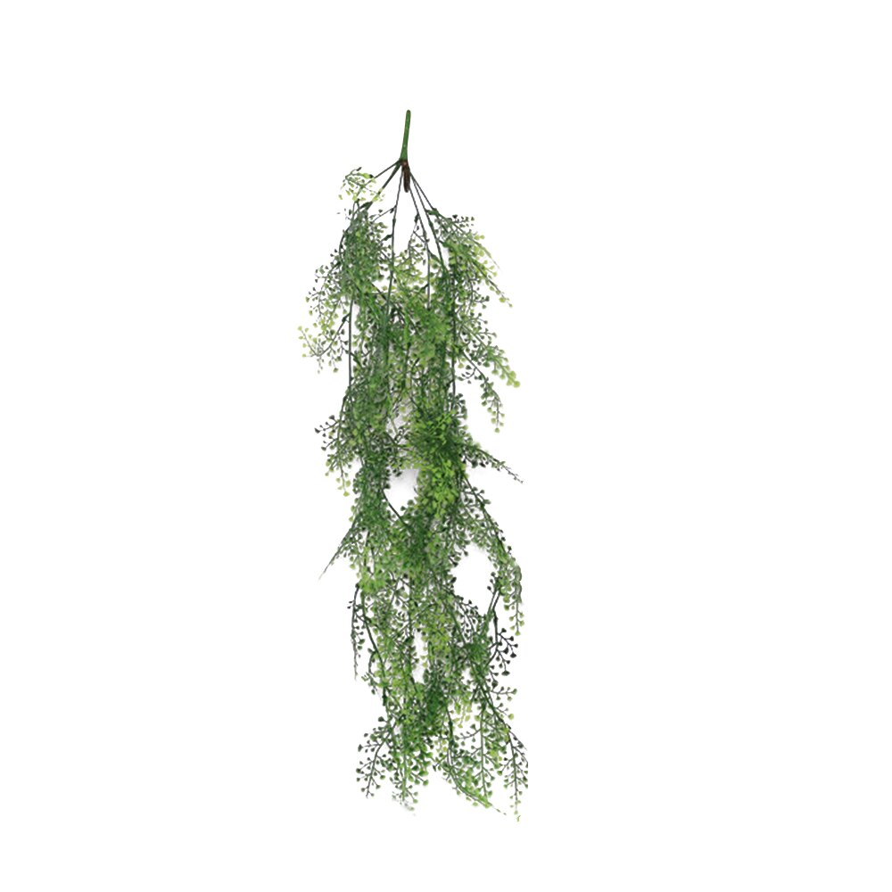 Artificial Fern & Ivy Gold Foliage Vine - 18in Plastic Leaf Spray For Christmas