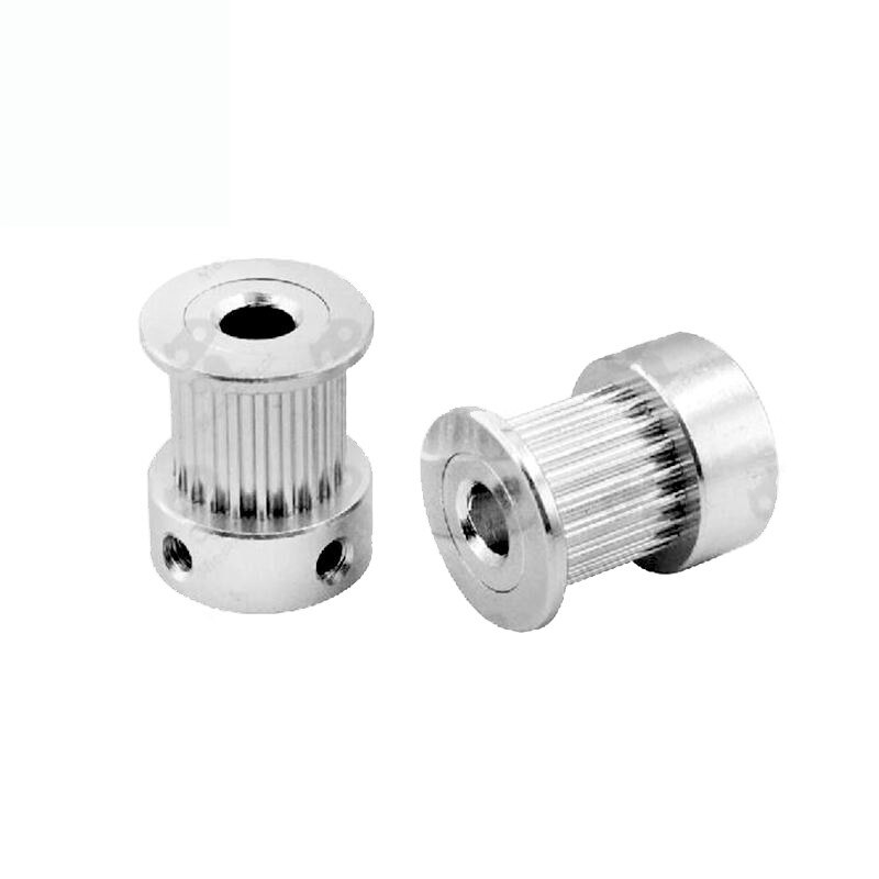 5pcs GT2 Timing Pulley bore 5mm 6.35mm 8mm fit for GT2 belt width 9MM/10mm for CNC 3D printer parts (GT2 16 / 20teeth)
