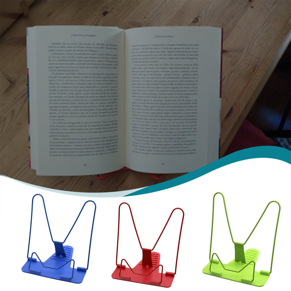 Serre-livres Portable pliable réglable serre-livres support de lecture support de livre porte Document Base lecture support de livre