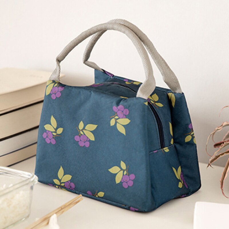 Print Cartoon Leuke Lunch Tas Voedsel Picknick Lunch Box Bag Cooler Draagbare Functionele Geïsoleerde Lunch Tas Thermische Tote Bolsa Termica