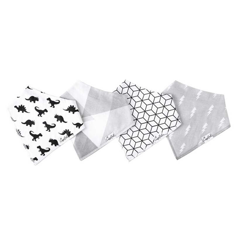 4 stuks baby slabbetjes voor jongens en meisjes, boerdoeken, waterdichte slabbetjes, bandana 's  e06f