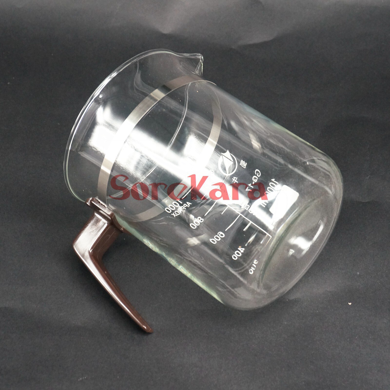 1000ml Plastic handle Beaker Chemistry Laboratory Borosilicate Transparent Glass Beaker with spout