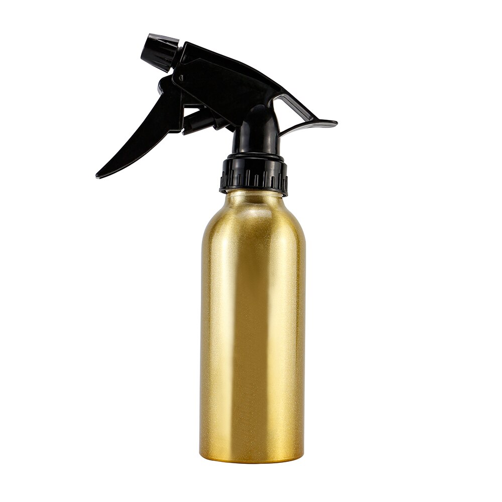 Pulvérisateur d'eau en aluminium pour Salon de coiffure, bouteille vide de 500ML, rechargeable, outils de pulvérisation pour coiffeur: 200ML-Gold