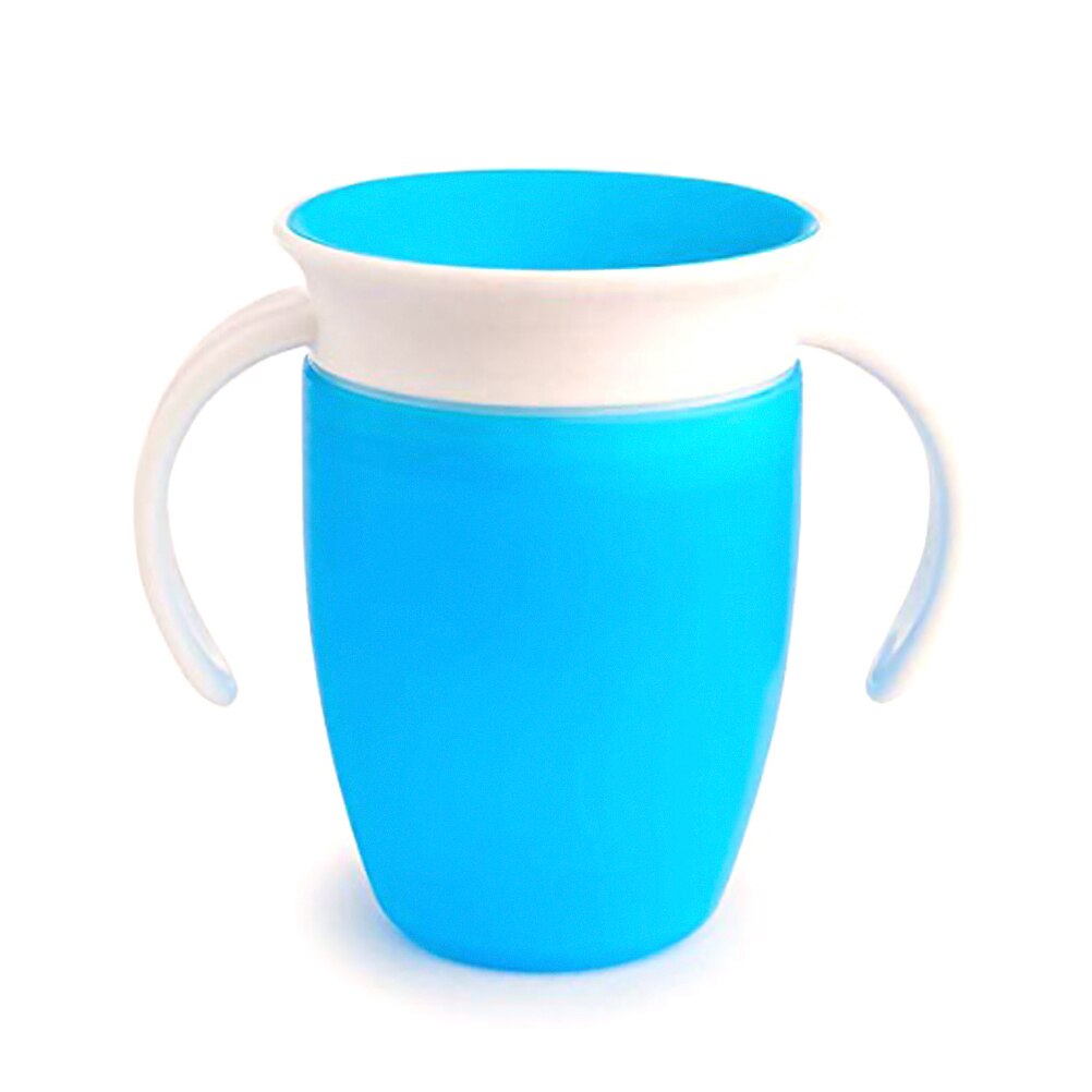 240ml baby læring drikke kop mirakel 360 graders træner kopper no-spill træner vand kop med to håndtag til spædbarn baby