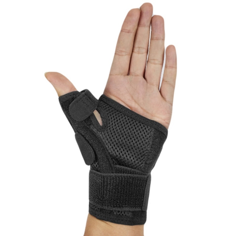 1pc Elastische Bandage Hand Sport Polsband Gym Ondersteuning Pols Brace Wrap Polssteun Duim Verstuiking Breuk Brace Spalk