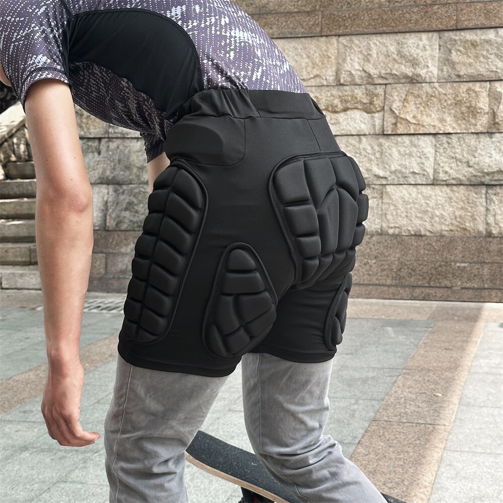 WOSAWE, pantalones cortos protectores para motocicleta para hombre, deportes de Snowboard, cadera, trasero, equipo de protección corporal, pantalones cortos de esquí para Motocross y bicicleta de Hockey MTB