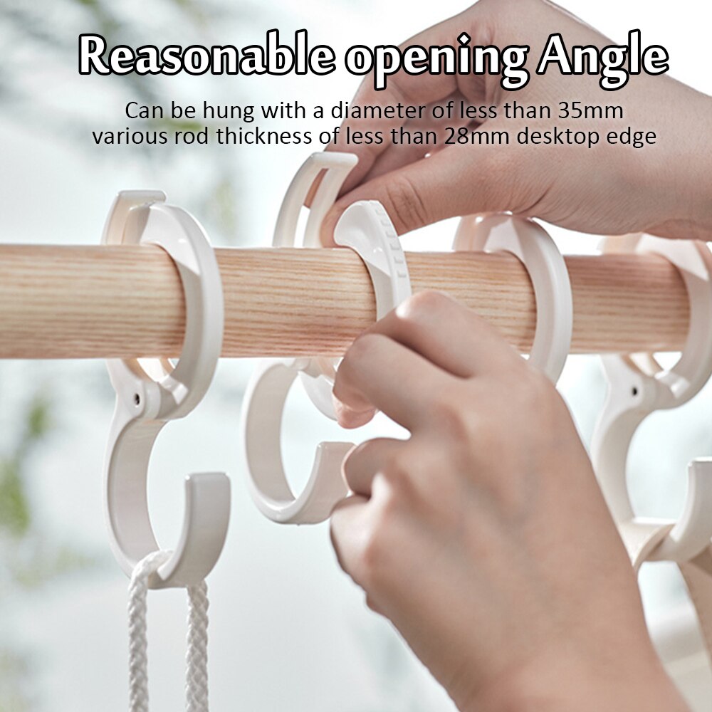 10PCS /Multi-Function Clasp Hook S Shaped Clip Style Travel Foldable Hooks For Clothes Coat Bag Hanger Lock Buckle S-Hook