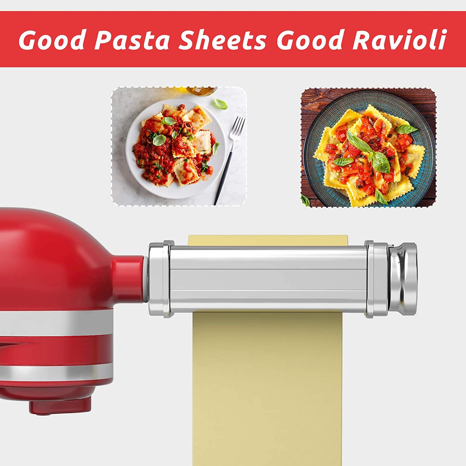 Ravioli Maker Mixers Attachment For Kitchenaid Stainless Steel Nudeln Machine Kitchen Pasta Tool
