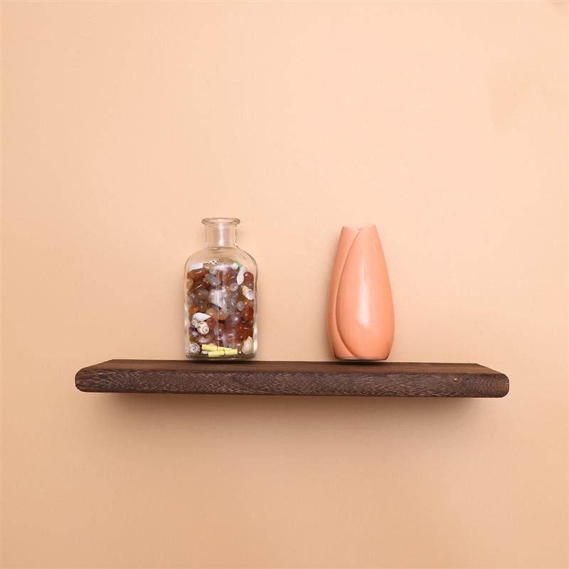 Wall Mounted Shelf Floating Shelves Modern Style Hanging Wood Bookshelf Decorative Storage Rack For Living Room