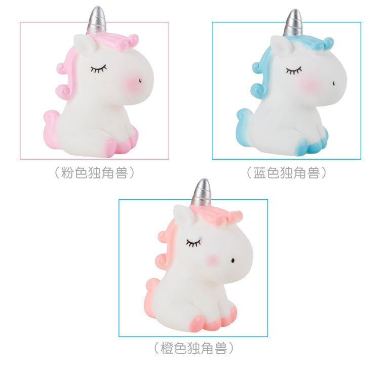 Topper de pastel de cumpleaños de unicornio, servilleta 2st de unicornio, decoración para de cumpleaños de bebé, Niña