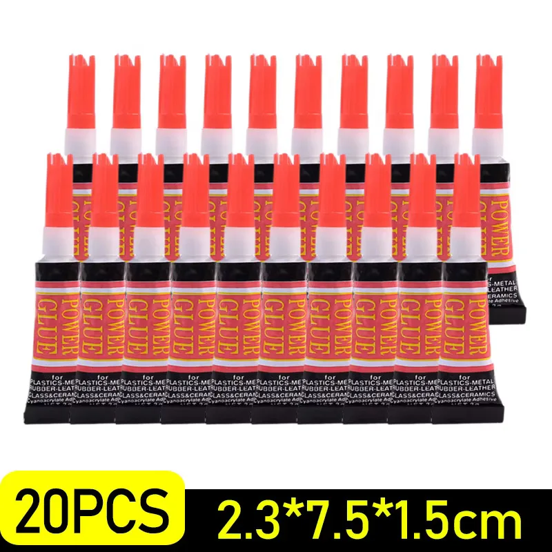 Flüssiger Superkleber, Holz, Leder, Gummi, Metall, Glas, Cyanacrylat-Kleber, Schreibwarenladen, Nagelgel 502, sofortiger, starker Bond-Kleber: Black