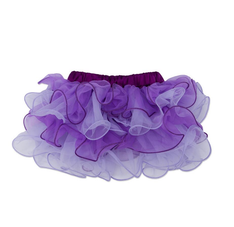 1PC Bébé Fille Tutu Jupe Satin 4 Couches Volantée SkirtTulle Jupes 6 Couleurs 1st Bébé Fête D'anniversaire Porter Photographie Prop