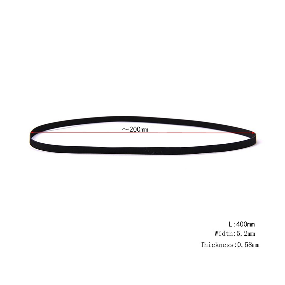 De goma correa para plato giratorio disco jugador cinturón perímetro 54cm/ 21.3in