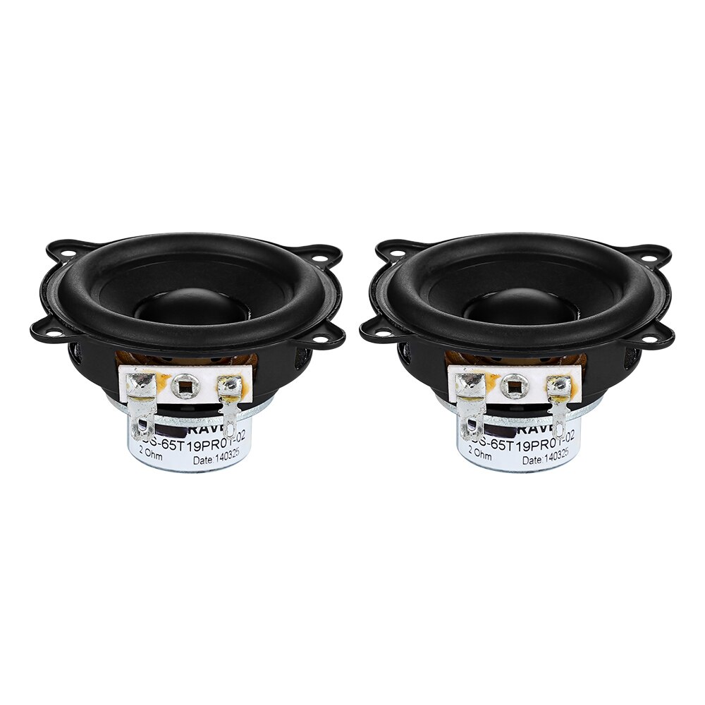 Aiyima 2 Stuks 2.5 Inch Bass Speaker 2 Ohm 15W Audio Sound Woofer Luidspreker Voor Beats Pill Xl Luidsprekers