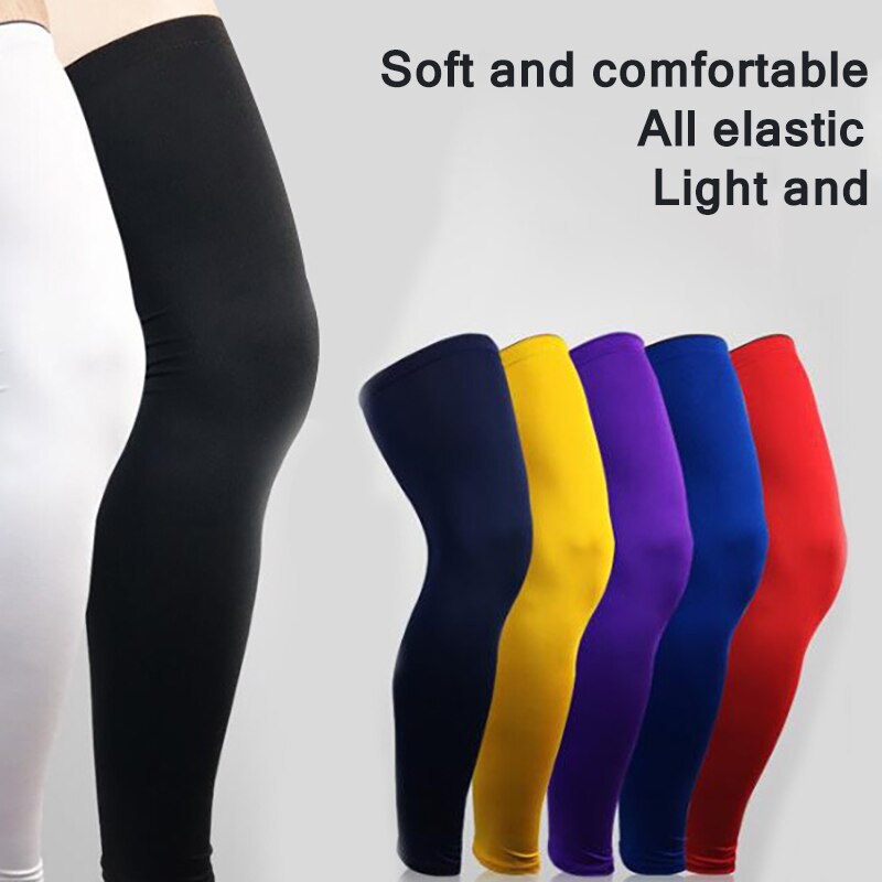 1Pcs Beschermende Sport Beschermhoes Elastische Knie Pads Compressie Knie Pads Professionele Basketbal Kniebeschermers Sport