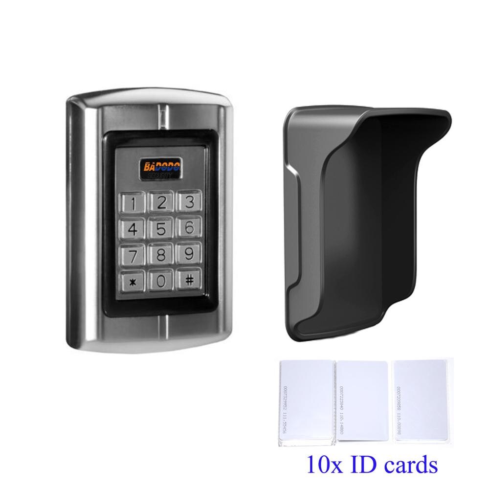 Sebury BC-2000 1000 Users Metal standalone Access Controller Keypad password 125KHz ID EM card Access Control: Kit 3