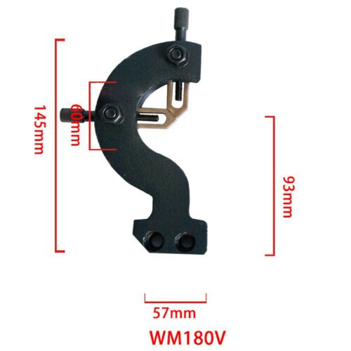 1PC CNC Lathe Machine Tool Part WM180 210v Lathe Heel Tool Holder Lathe Accessories: black