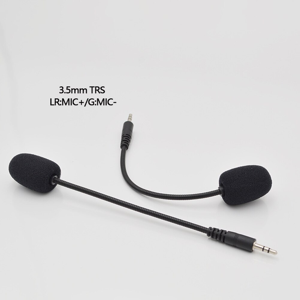 Mobile Phone External Microphone 3.5mm Plug Mobile Game Intercom Live Singing Radio Mini Microphone For Mobile Phone PC Laptop