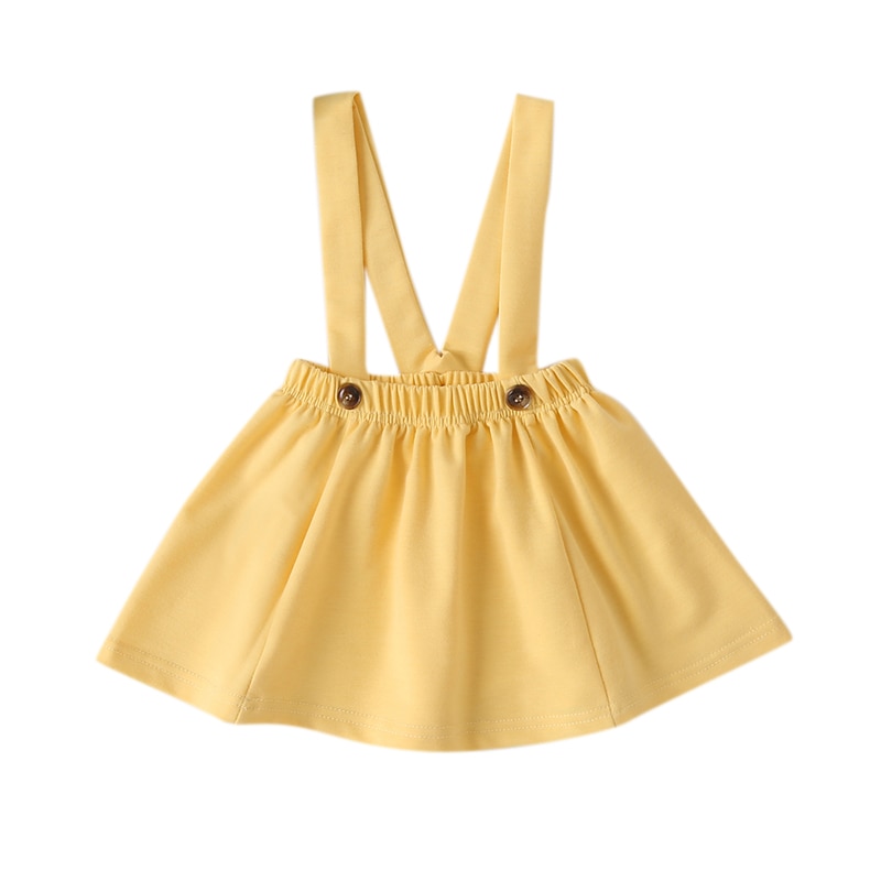 Kinderkleding voor babymeisjes, bretels, rok, overall, effen, peuter, schattig, kort jurkje, kinderoutfits