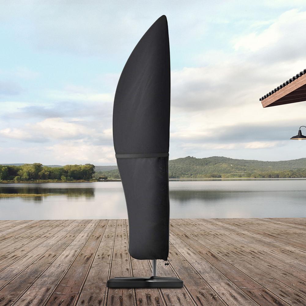 Waterproof Outdoor Parasol Cantilever Rain Cover Outdoor Garden Patio Windproof Sunshade Protection Umbrella Cover