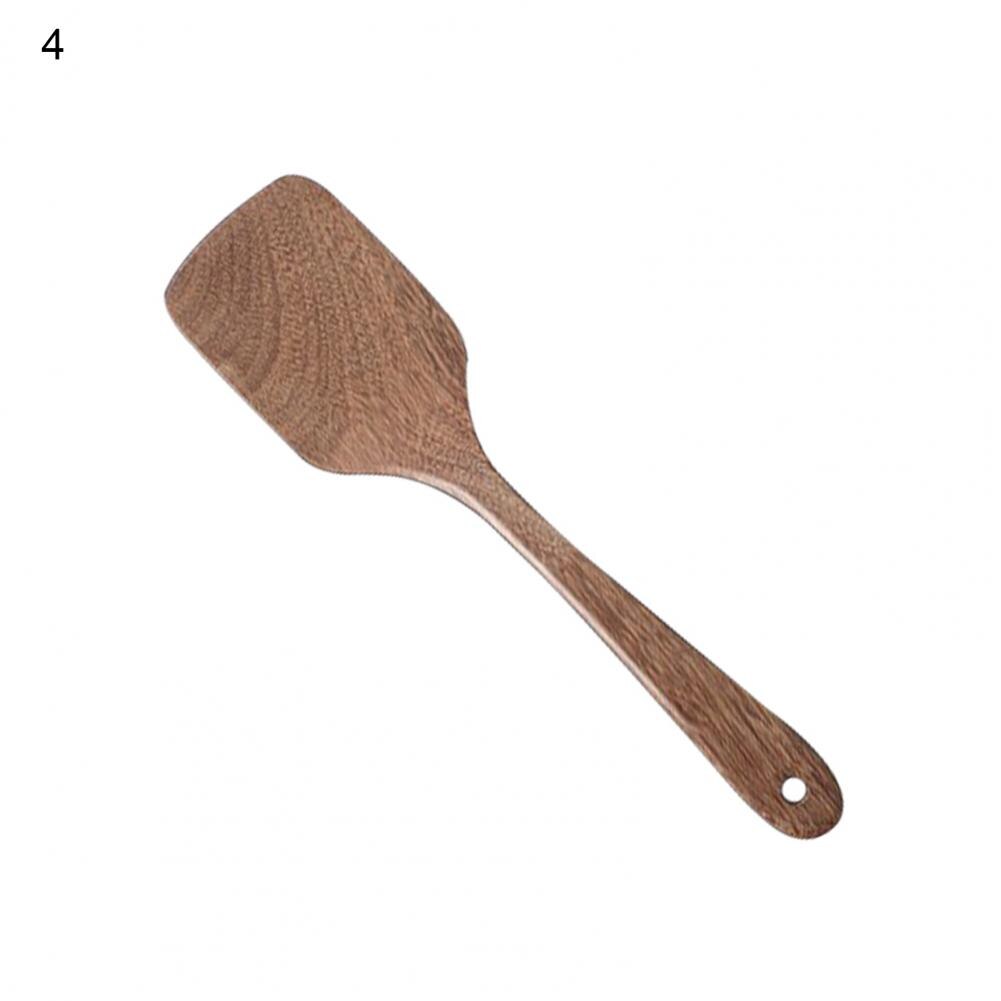 Teak Natural Wood Tableware Spoon Ladle Turner Rice Colander Soup Long Handle Rice Scoop for Home Kitchen Gadgets Utensils: 4