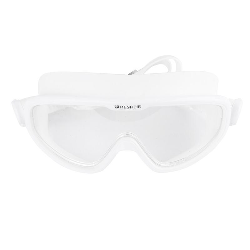 1Pc Child Swimming Goggles Anti-Fog Waterproof Kids Goggles Swimming Glasses With Earplug For Children (Black): White